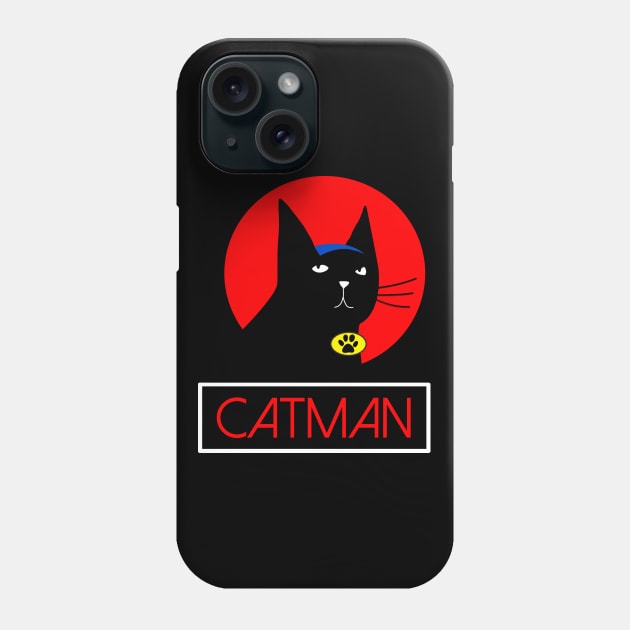 Cat The Superhero Phone Case by SuperrSunday