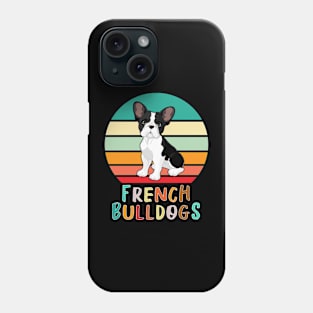 Vintage Retro French Bulldogs Phone Case