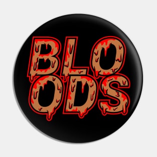 Bloods fonttype Pin