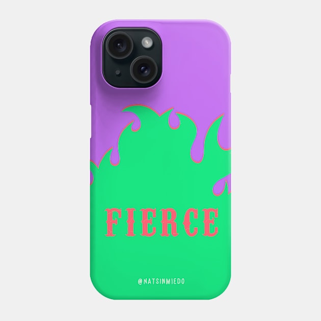 FIERCE FIRE Phone Case by natsinmiedo