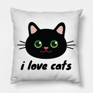 I love cats Pillow