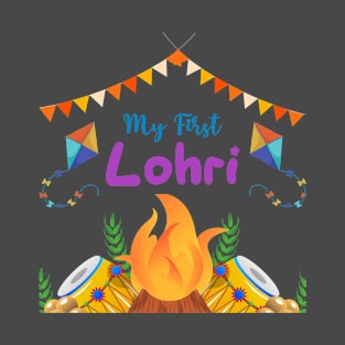 My First Lohri , Punjabi Festival, Indian Festival T-Shirt