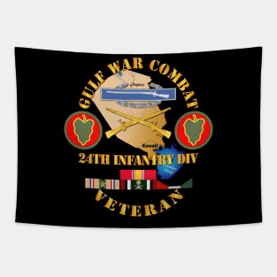 Gulf War Combat Infantry Vet w 24th ID SSI Tapestry