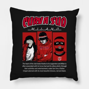 milan curva south Pillow