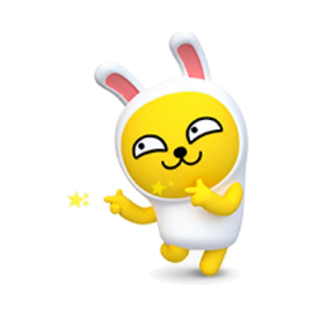 KakaoTalk Friends Muzi & Con 3D by icdeadpixels