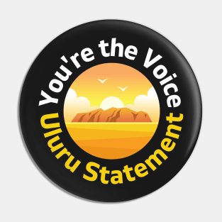 The Voice to Parliament Uluru Statement design Pin