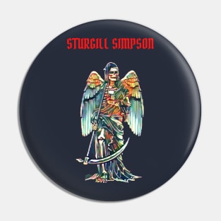 Devil Angel Sturgill Simpson Pin