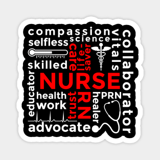 Nurse Subway Art Magnet