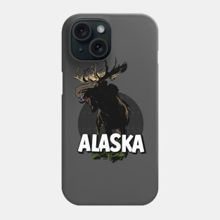 Vintage Alaska Moose Phone Case