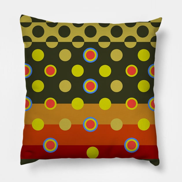 Vintage Brook Trout Abstract Art Décor Fish Original Pillow by TeeCreations