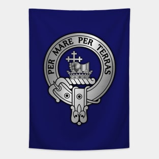 Clan MacDonald Crest & Tartan Tapestry