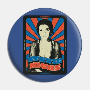 StevieNicks Traditional - VINTAGE RETRO STYLE - POPART Pin