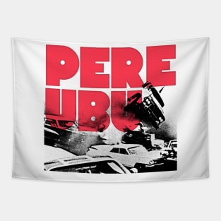 Pere Ubu // Retro Style Fan Art Design Tapestry