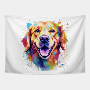 Golden Retriever Art Tapestry