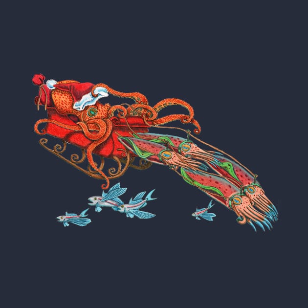 Octopus Santa by NocturnalSea