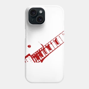 Red guitar neck Phone Case