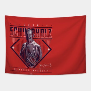 John Schuerholz Atlanta Diamond Name Tapestry