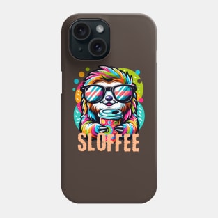 Cute Sloffee Sloth Coffee Phone Case