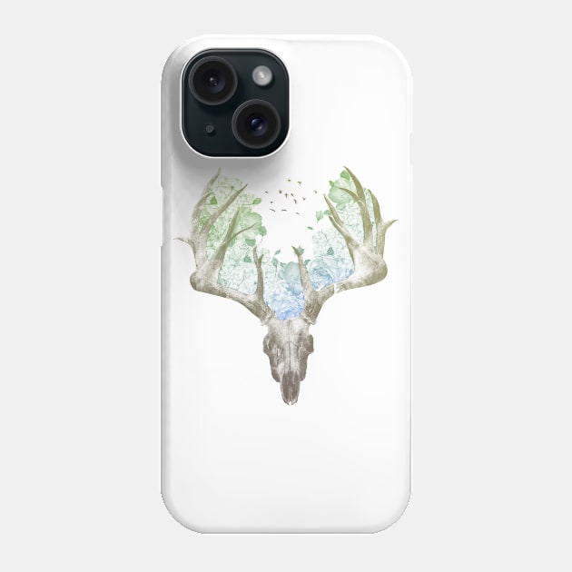 Deer Skull Phone Case by ruifaria