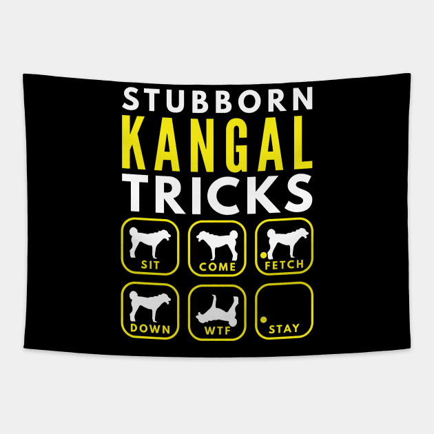 Stubborn Kangal Tricks - Dog Training Tapestry by DoggyStyles