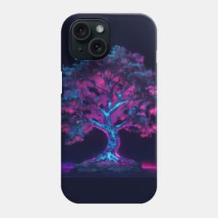 Beautiful neon tree Phone Case