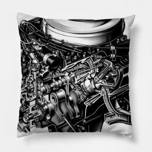 426 HEMI II (High Definition, Monochrome). Pillow