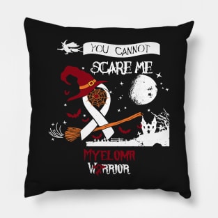 Myeloma Awareness You Cannot Scrame Burgundy Ribbon In This Family No One Fights Alone Pillow