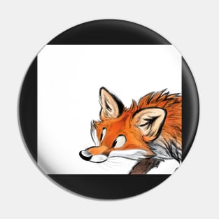 Red fox Pin