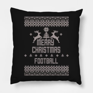 Merry Christmas FOOTBALL Pillow