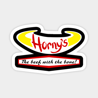 Horny's Burgers Magnet