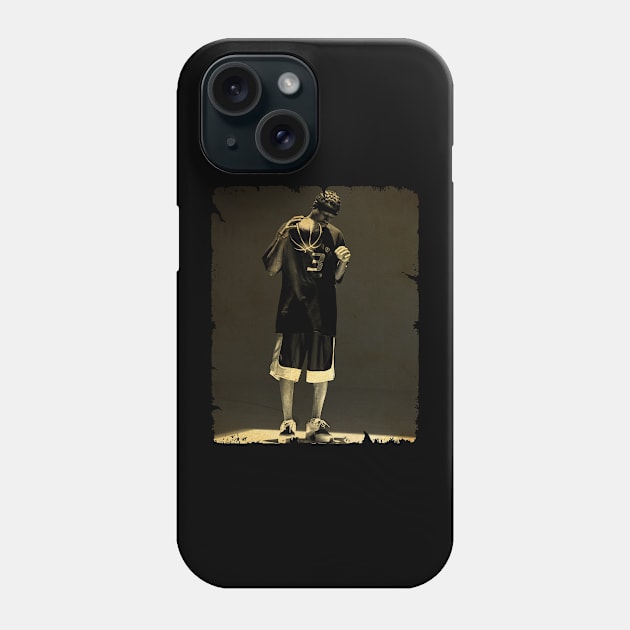 Allen Iverson /// Allen Iverson Vintage Design Of Basketball /// 70s Phone Case by Statman Sports