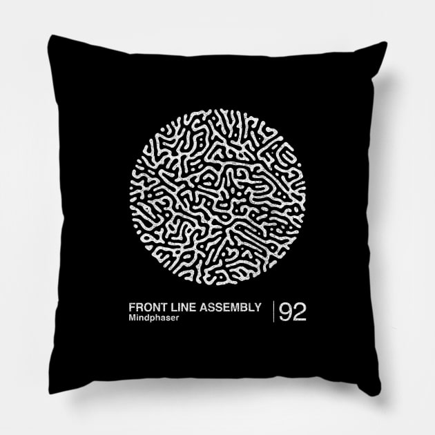 Mindphaser / Minimalist Graphic Design Artwork Pillow by saudade