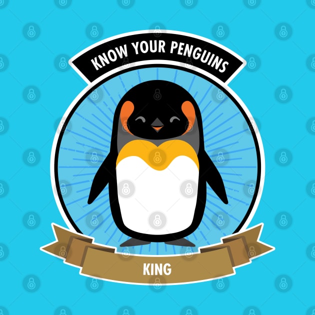 King Penguin - Know Your Penguins by Peppermint Narwhal