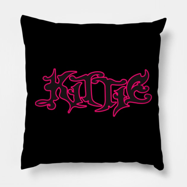 The-Kittie Pillow by BrandyWelcher