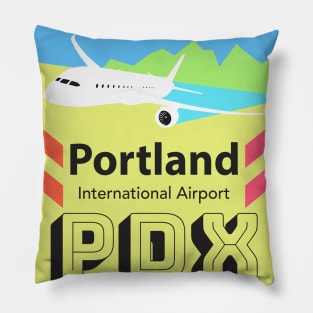 PDX Portland airport Pillow