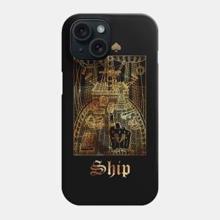 Ship. Lenormand Gothic Mysteries Design. Phone Case