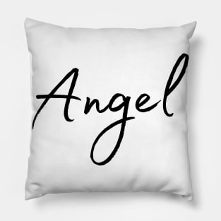 Angel Name Calligraphy Pillow