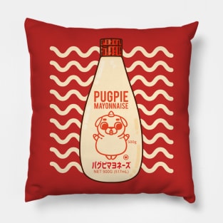 Kewpie Squiggles Puglie Pillow