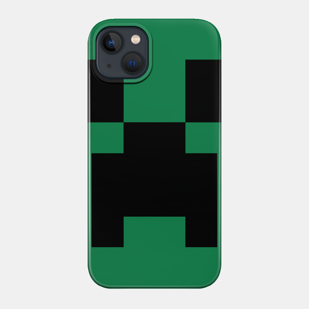 Creeper Face - Minecraft Creeper Face - Phone Case