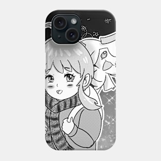 Anime cute girl 4 Phone Case