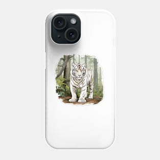 White Tiger From India Phone Case