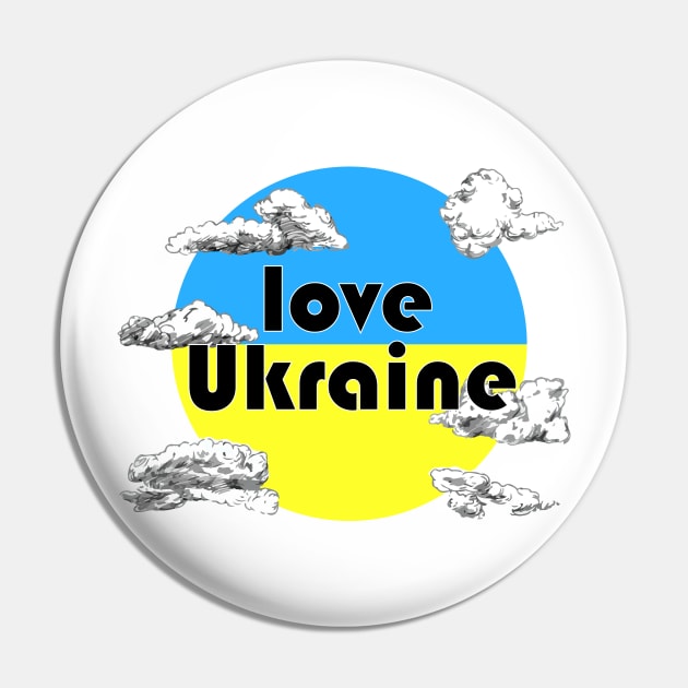 love Ukraine Pin by merryneek