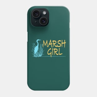 Marsh Girl (light blue & yellow) Phone Case