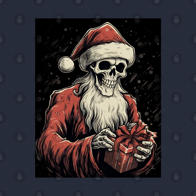 skeleton Santa by MZeeDesigns