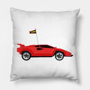 Twin Turbo 80s Supercar Vintage RC Classic toy Pillow