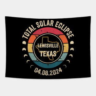 Lewisville Texas Total Solar Eclipse 2024 Tapestry