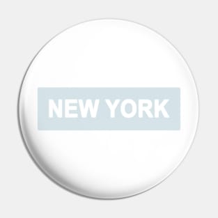 Blue New York Pin