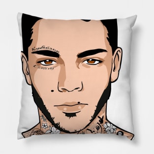 bearded dude Pillow