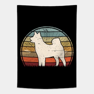 Shiba Sunset Tapestry