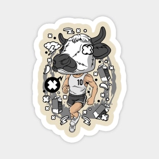 athlete cow head Magnet